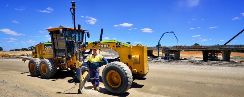 Jeff O'Donell Using Topcon GPS