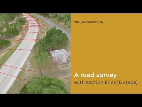 A road survey with section lines [6 steps] | Aptella