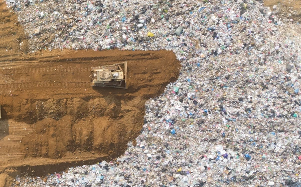 gps landfill compactor