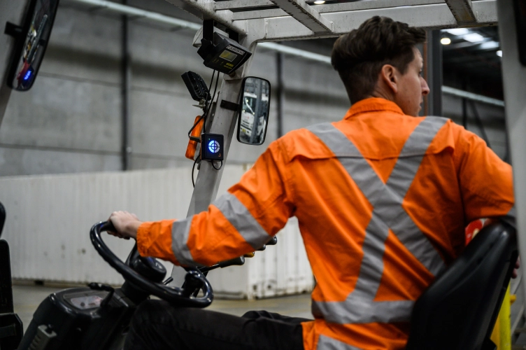 blindsight collision warning systems for forklifts