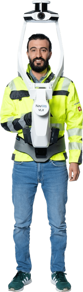 3d laser scanner - navvis wearable laser scanner