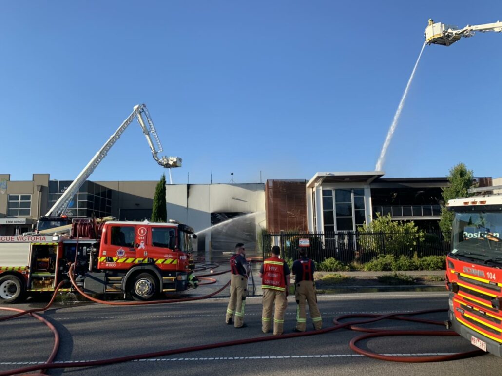 Fire at Aptella Campbellfield Christmas 2022