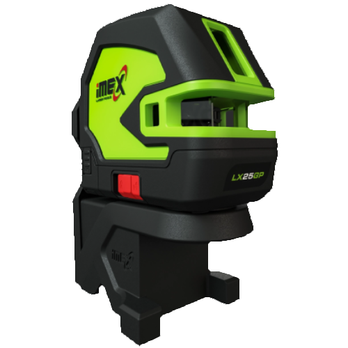 imex LX25p line and dot red beam laser level