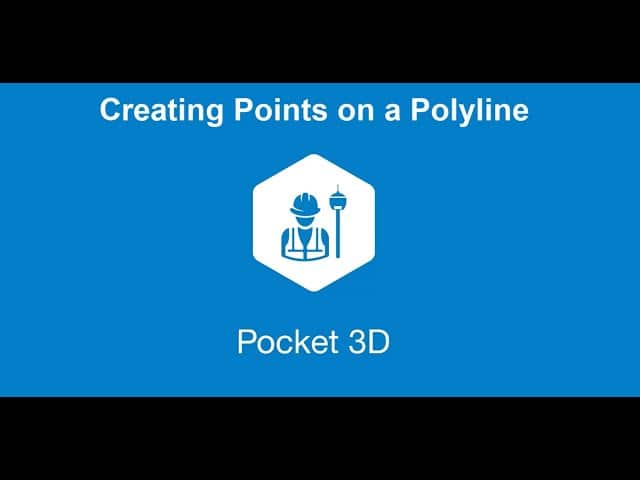 Pocket3D V15.2.3 - Creating Points on a Polyline | Aptella